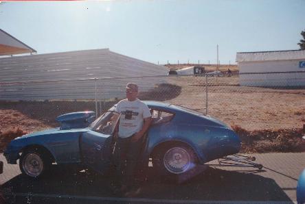photo of J Brubaker with vehicle