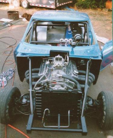 front view of engine